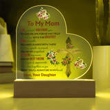 Acrylic Heart Plaque For Mom