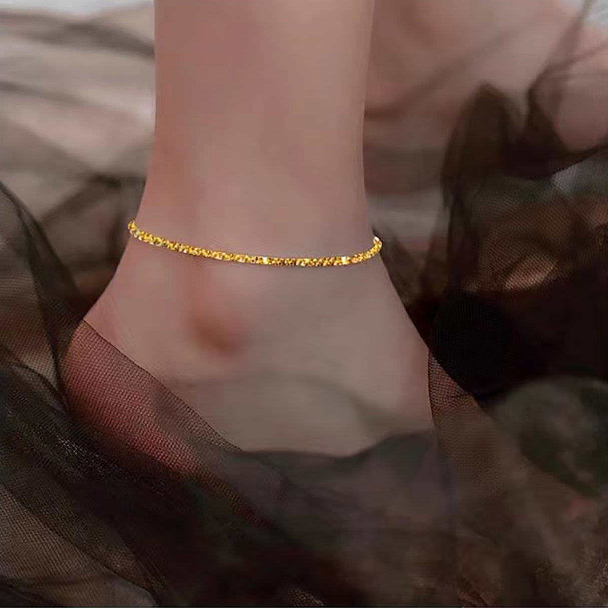 Minimalist Stainless Steel Anklet