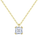 Gold Square Pendant Necklace