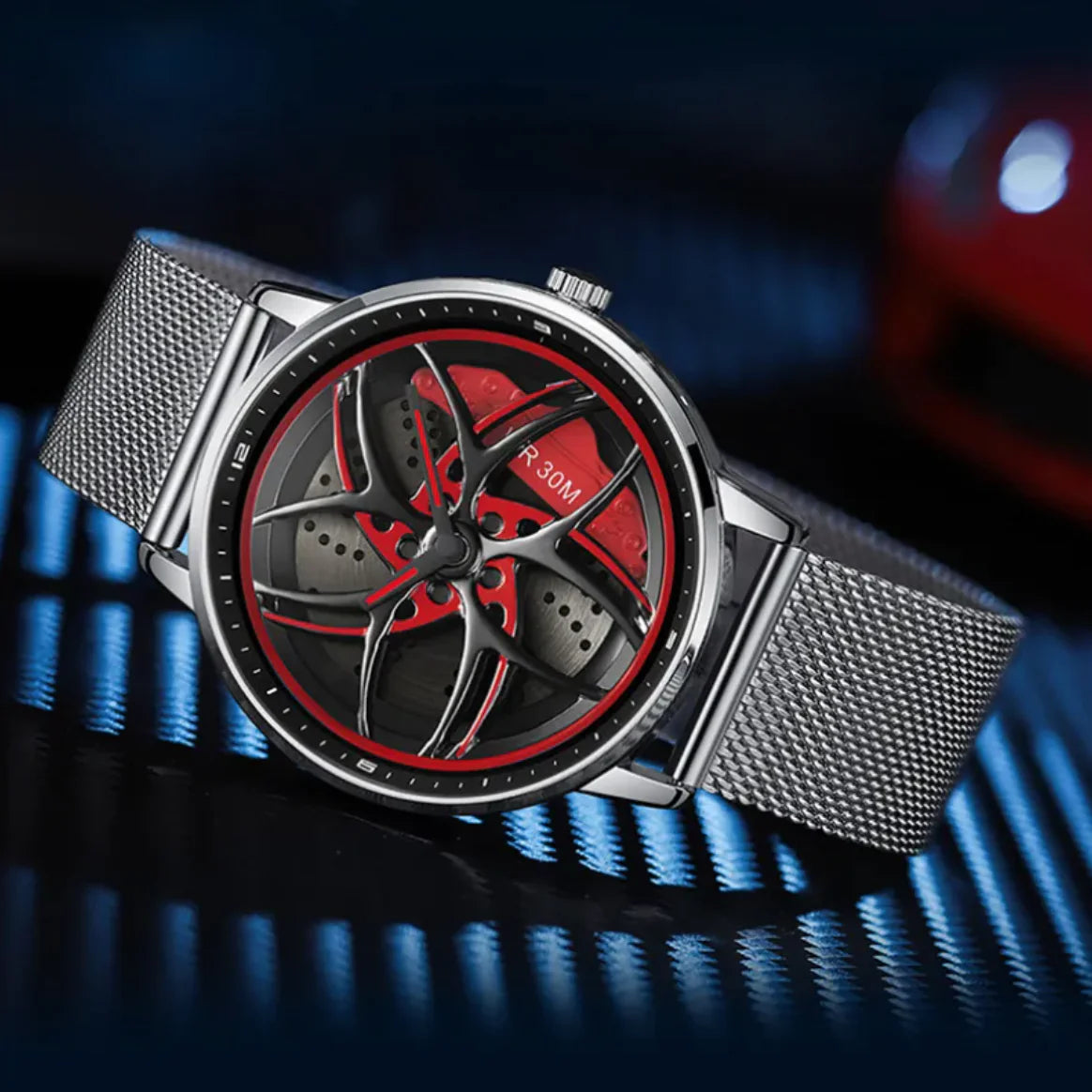 Sleek Rotating Wheel Series Watch