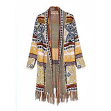 Ethnic Fringe Cardigan