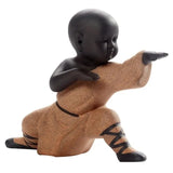 Kung Fu Monk Decor Statue Figurines