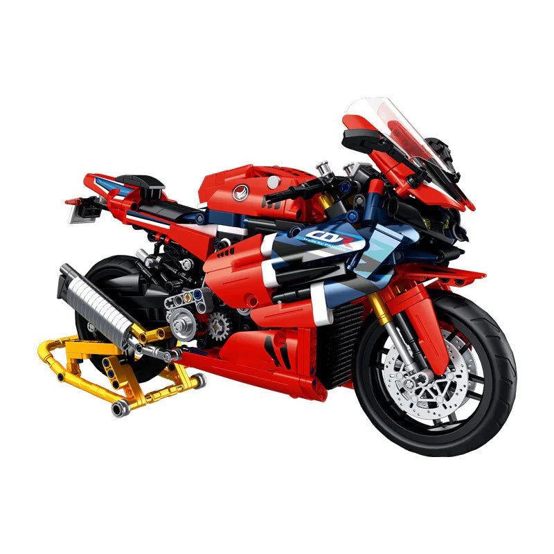 Motorcycle Building Blocks Model