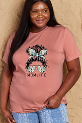 Simply Love Full Size MOM LIFE Graphic Cotton T-Shirt