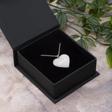 Sterling Silver Loved Heart Necklace