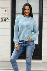 Round Neck Long Sleeve Sweater