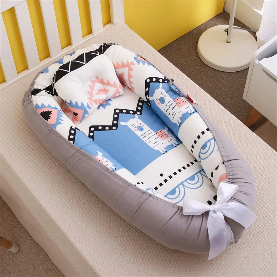 Removable Sleeping Nest for Baby Bed Crib