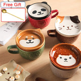 Ceramics Cute Cat Cup