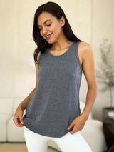 Basic Bae Full Size Round Neck Curved Hem Tank