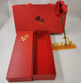 Metal spray paint rose box