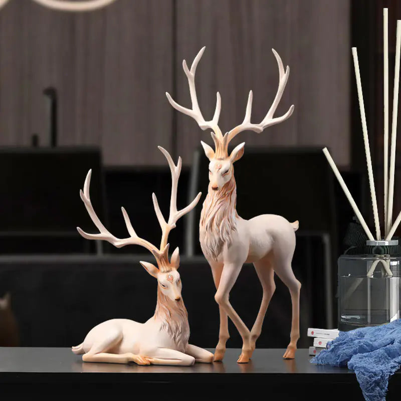 Luxury Resin Deer Statue