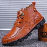 Men's Ankle Leather Boots