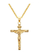 Stainless Steel Chain Cross Necklace