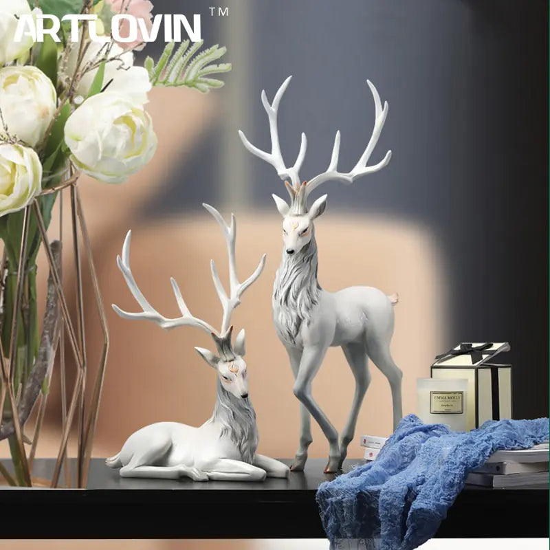 Luxury Resin Deer Statue