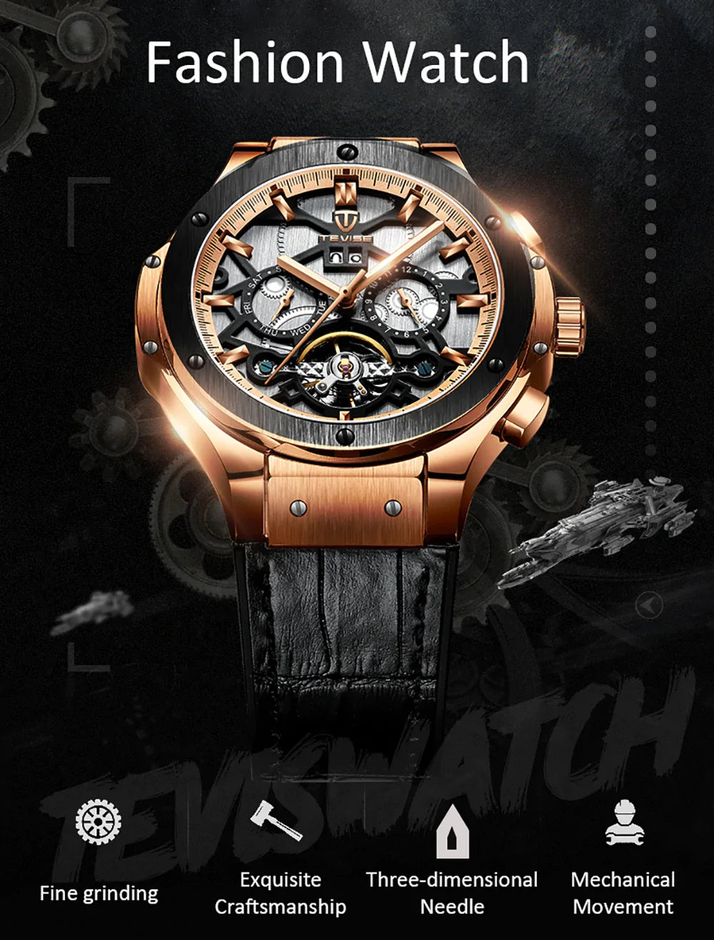 Men's Automatic Mechanical Wristwatch