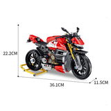 Motorcycle Building Blocks Model