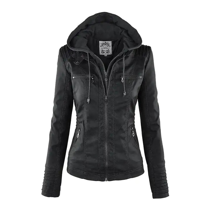 Gothic Faux Leather Jacket