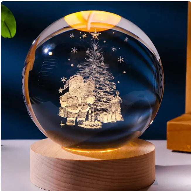 3D Planetary Crystal Ball Night Light