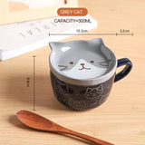 Ceramics Cute Cat Cup