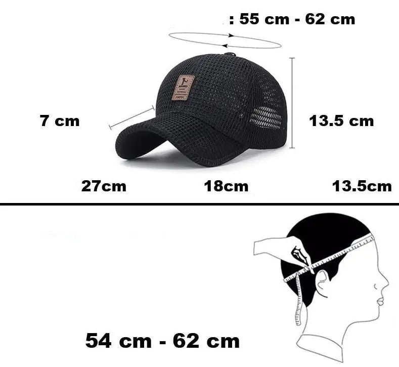 Adjustable Curved Brim Men's Baseball Cap