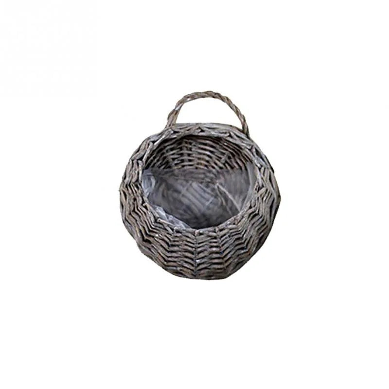 Handmade Wicker Rattan Flower Basket