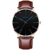 Minimalist Men's Fashion Ultra Thin Watch