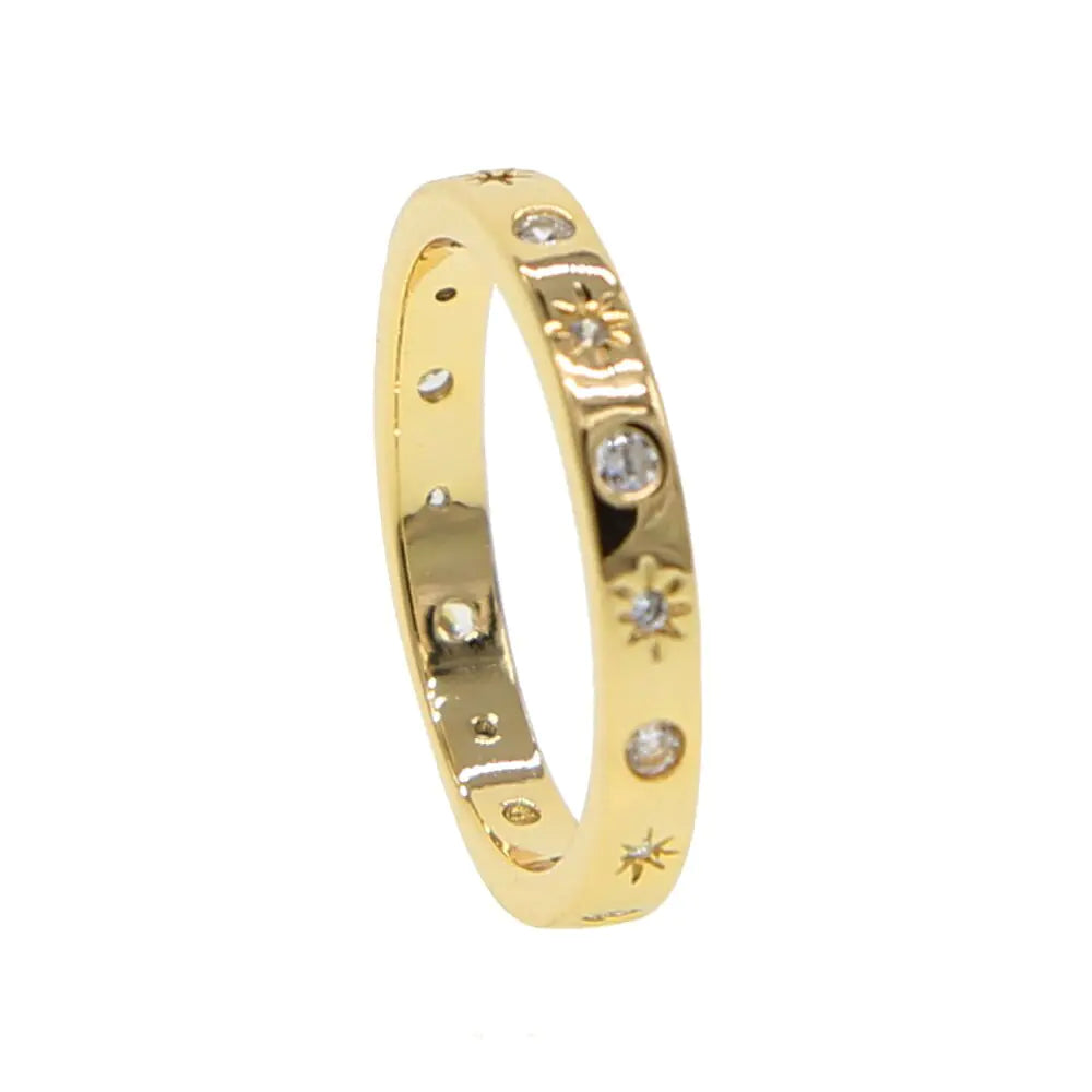 Gold Color Band Ring