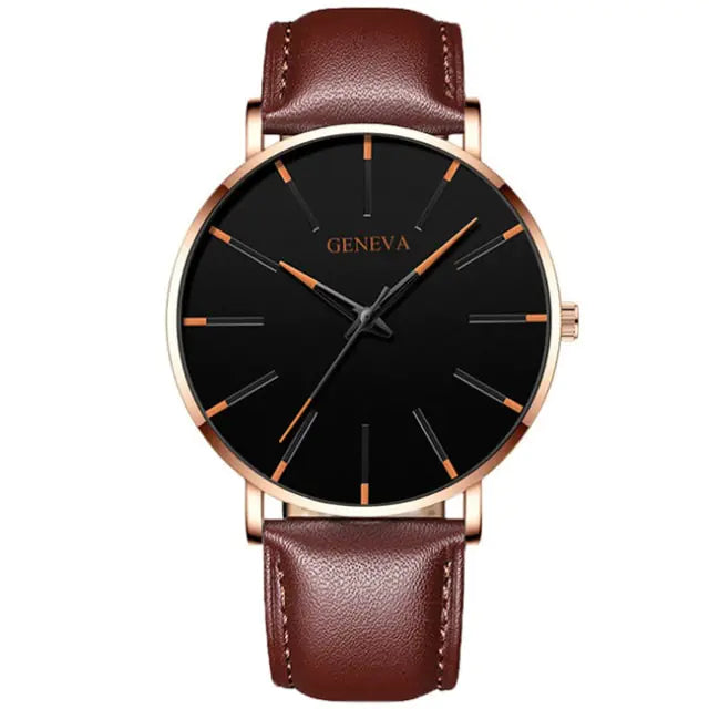 Minimalist Men's Fashion Ultra Thin Watch