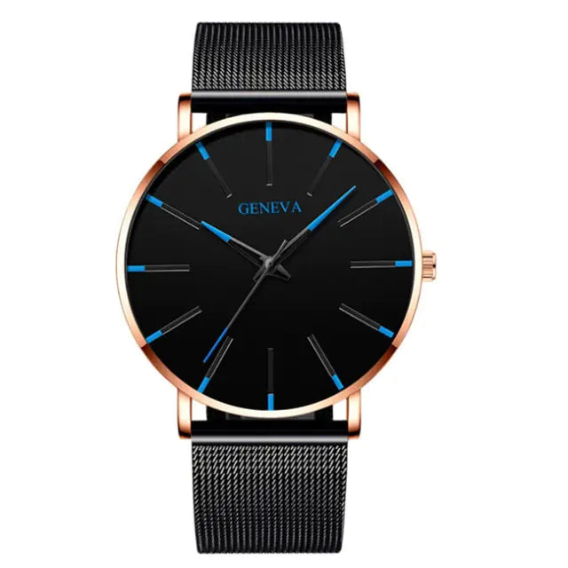 Minimalist Men's Fashion Ultra Thin Watch