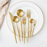 Gold Cutlery Set