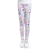 Children's Multicolor Printed Leggings Ankle