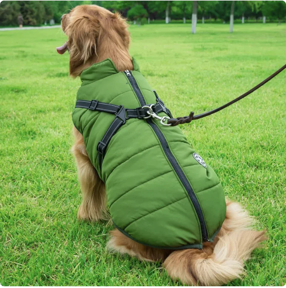 Reflective Waterproof Dog Coat for Autumn and Winter